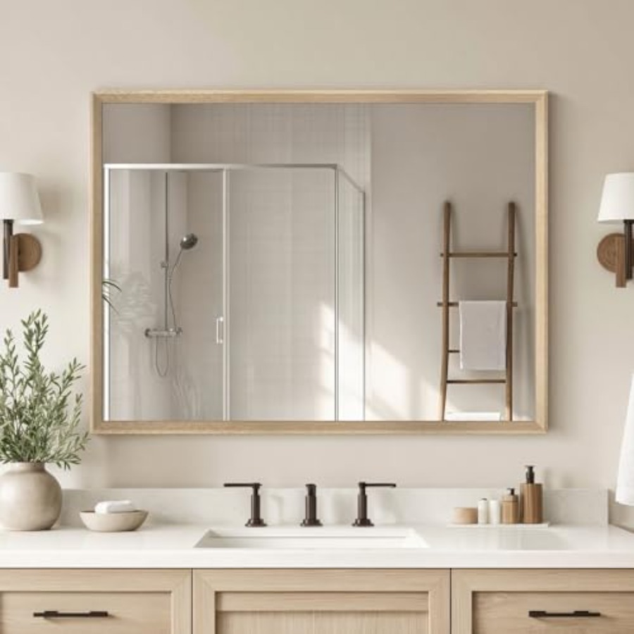 Sustainable Living Usa - Bathroom Living Room Oak Wood Effect