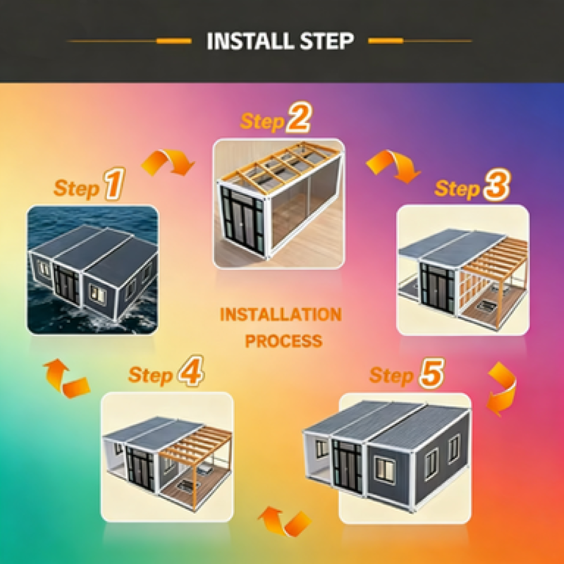 20ft 40ft Eco Friendly Modular - Sustainable Living Usa incelemesi ve fiyatı